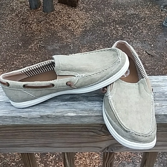 margaritaville mens canvas slip on